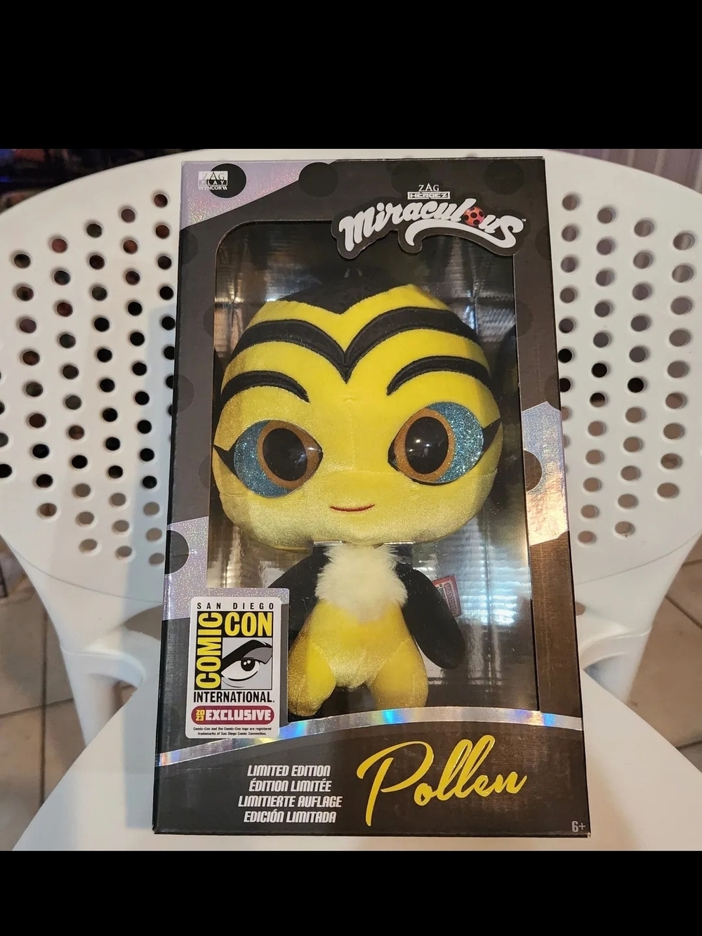 Miraculous Pollen Plush Toy - Yellow/Black Limited Edition